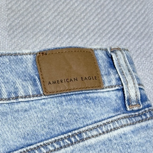 NEW‎ American Eagle Jeans Womens Size 6 28W Super High Rise Baggy Straight NWT - Picture 12 of 16